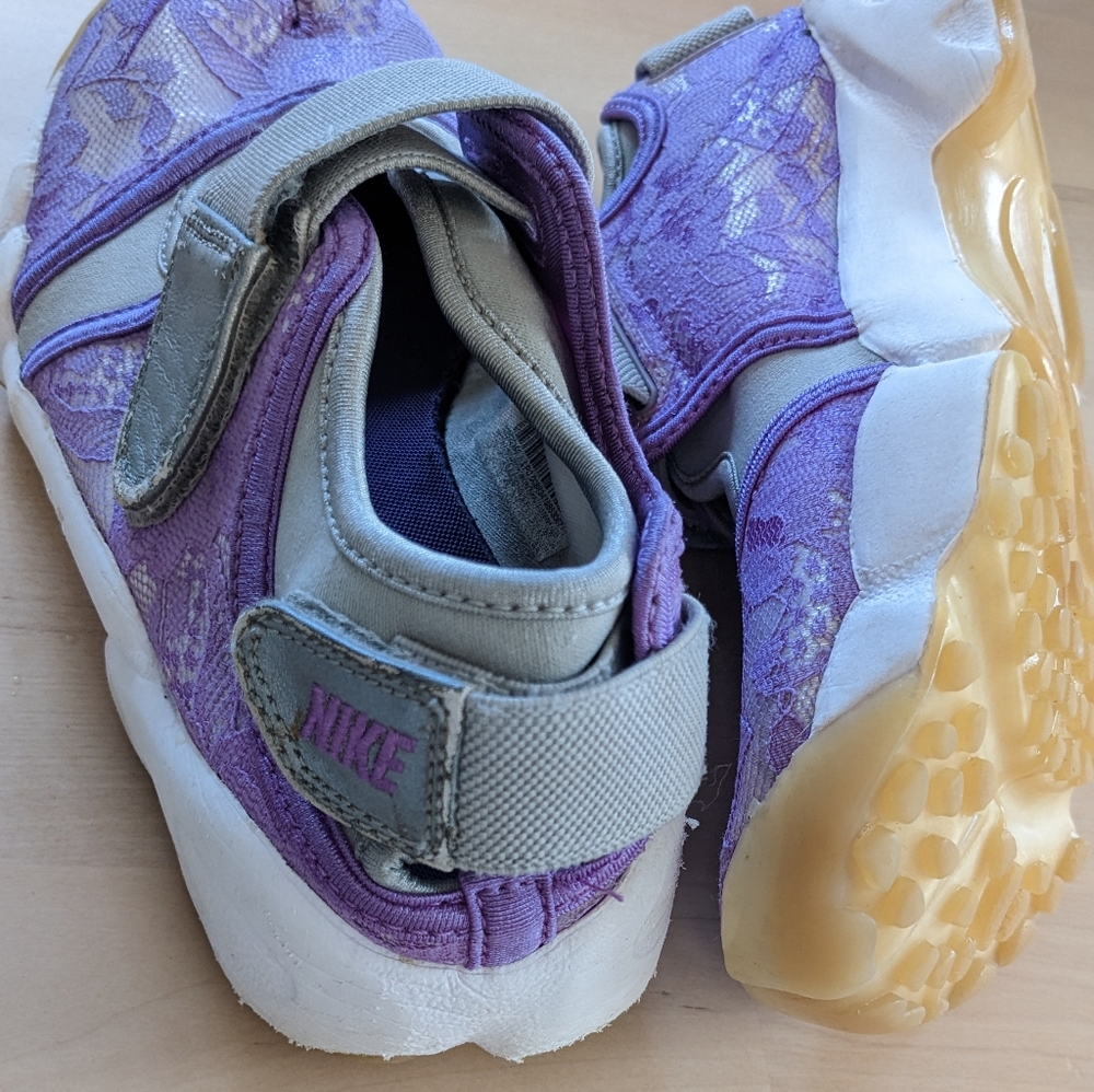 Women's Nike Air Rift Purple Lace/Silver/Grey (rare)